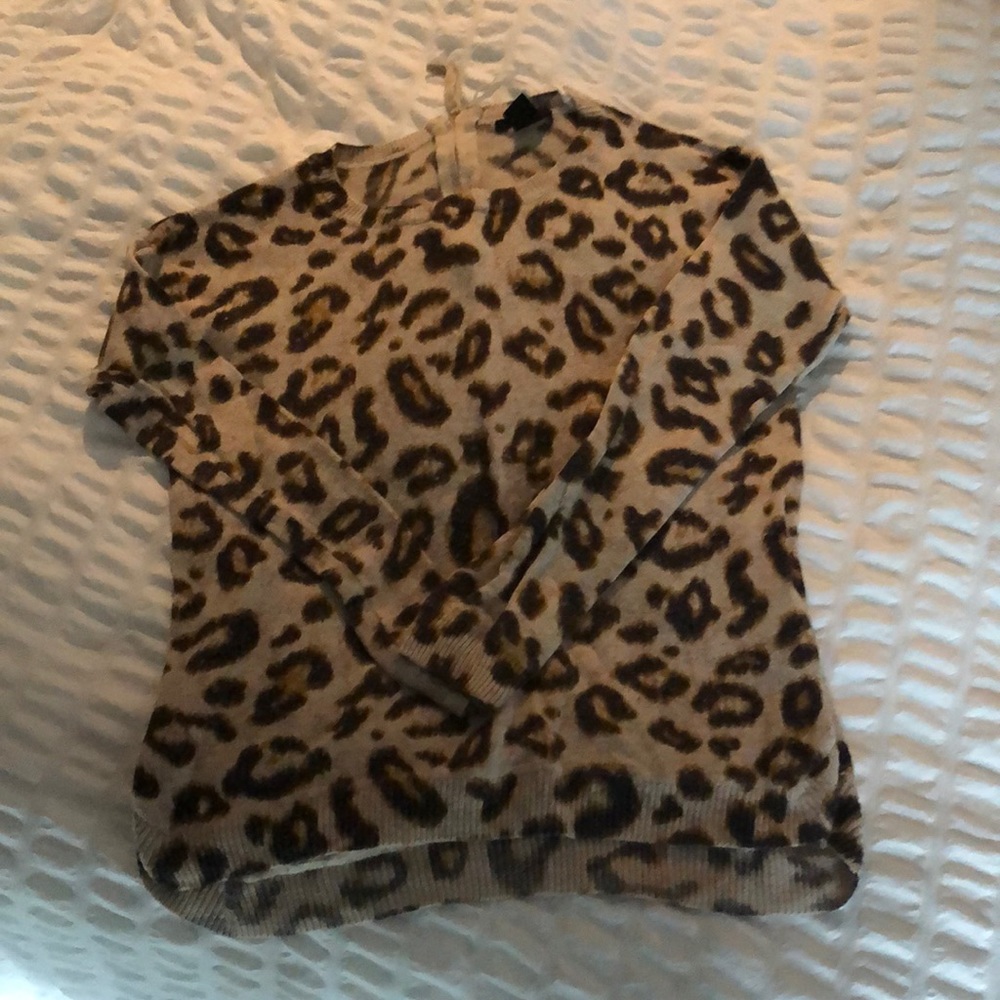 Cheetah Print Sweater